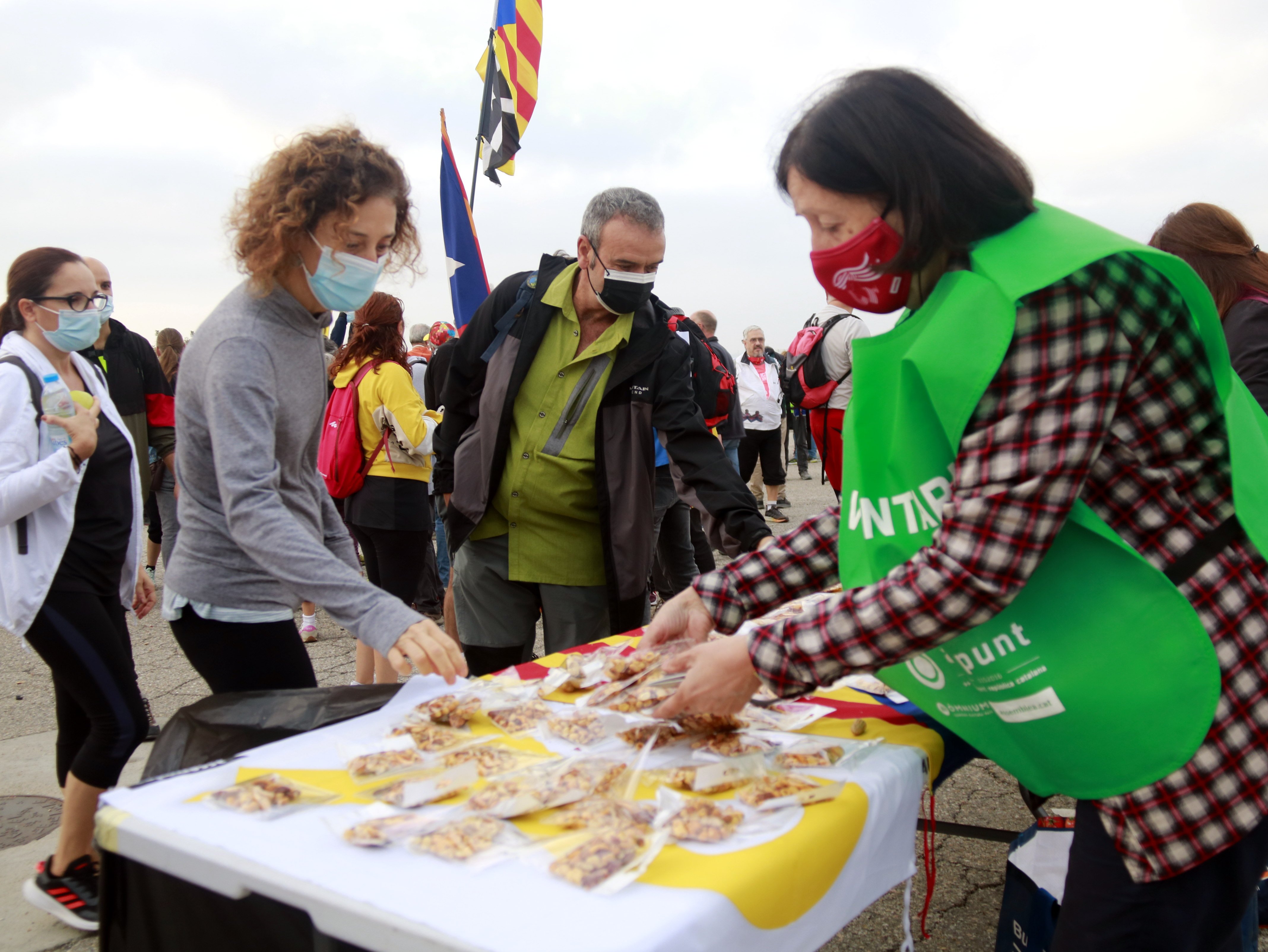Avituallamiento en la Marxa de Ponent