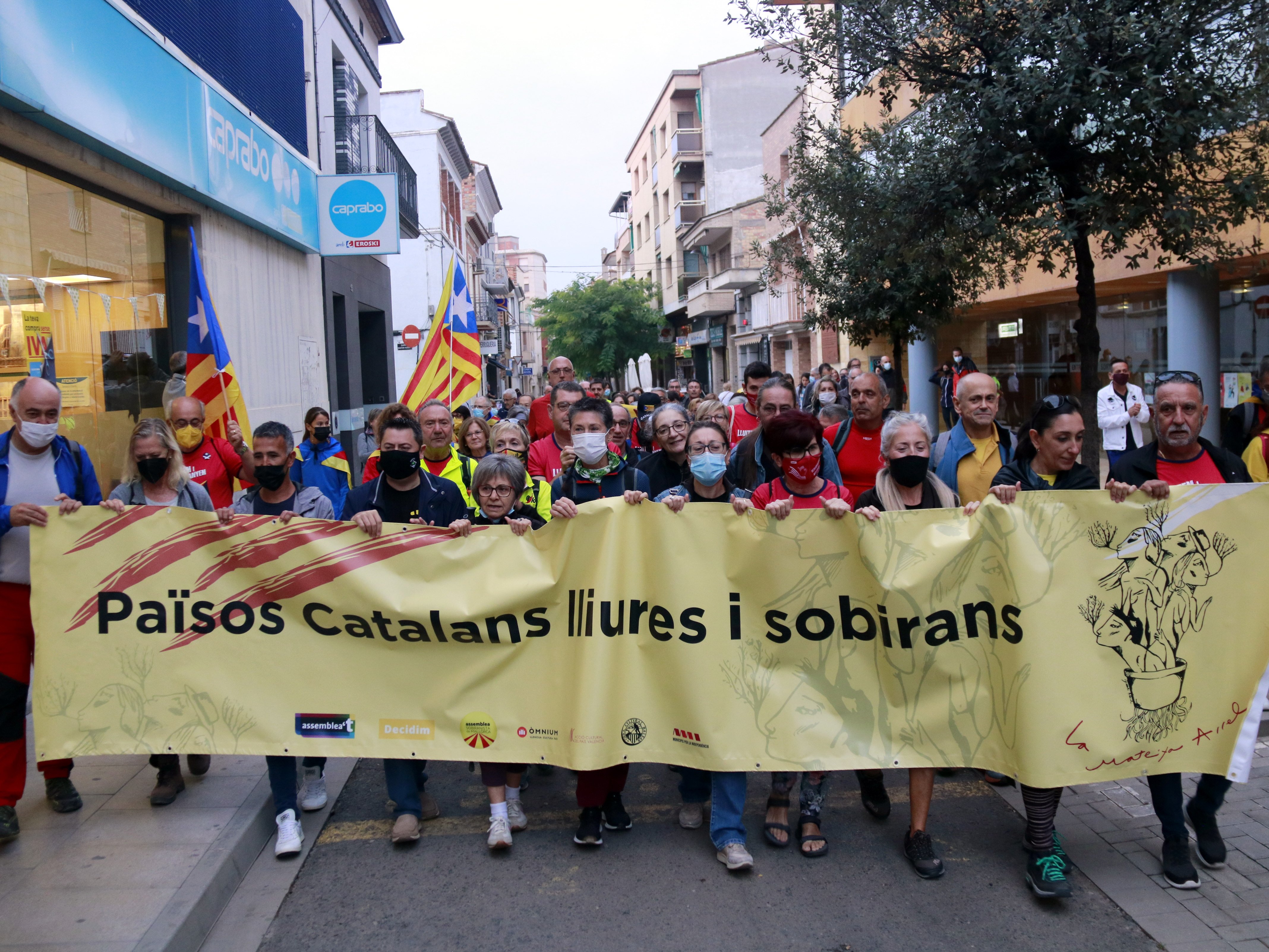 La Marxa Ponent atraviesa Alcarràs