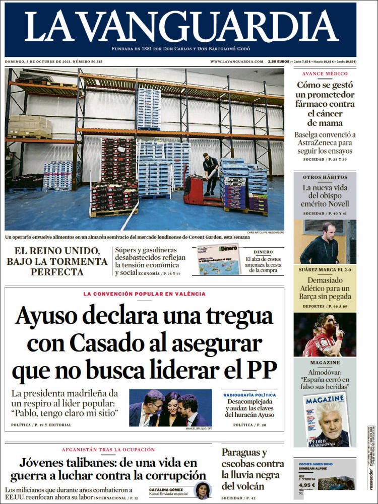 la vanguardia 3 octubre la vanguardia 3 octubre