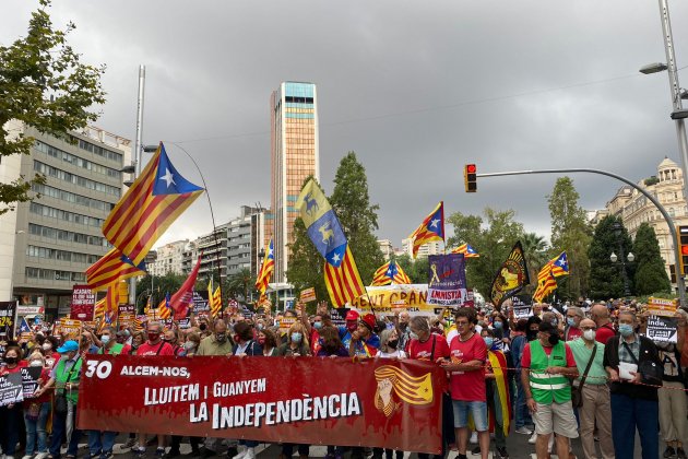 manifestación 3 octubre huelga general Carme Rocamora