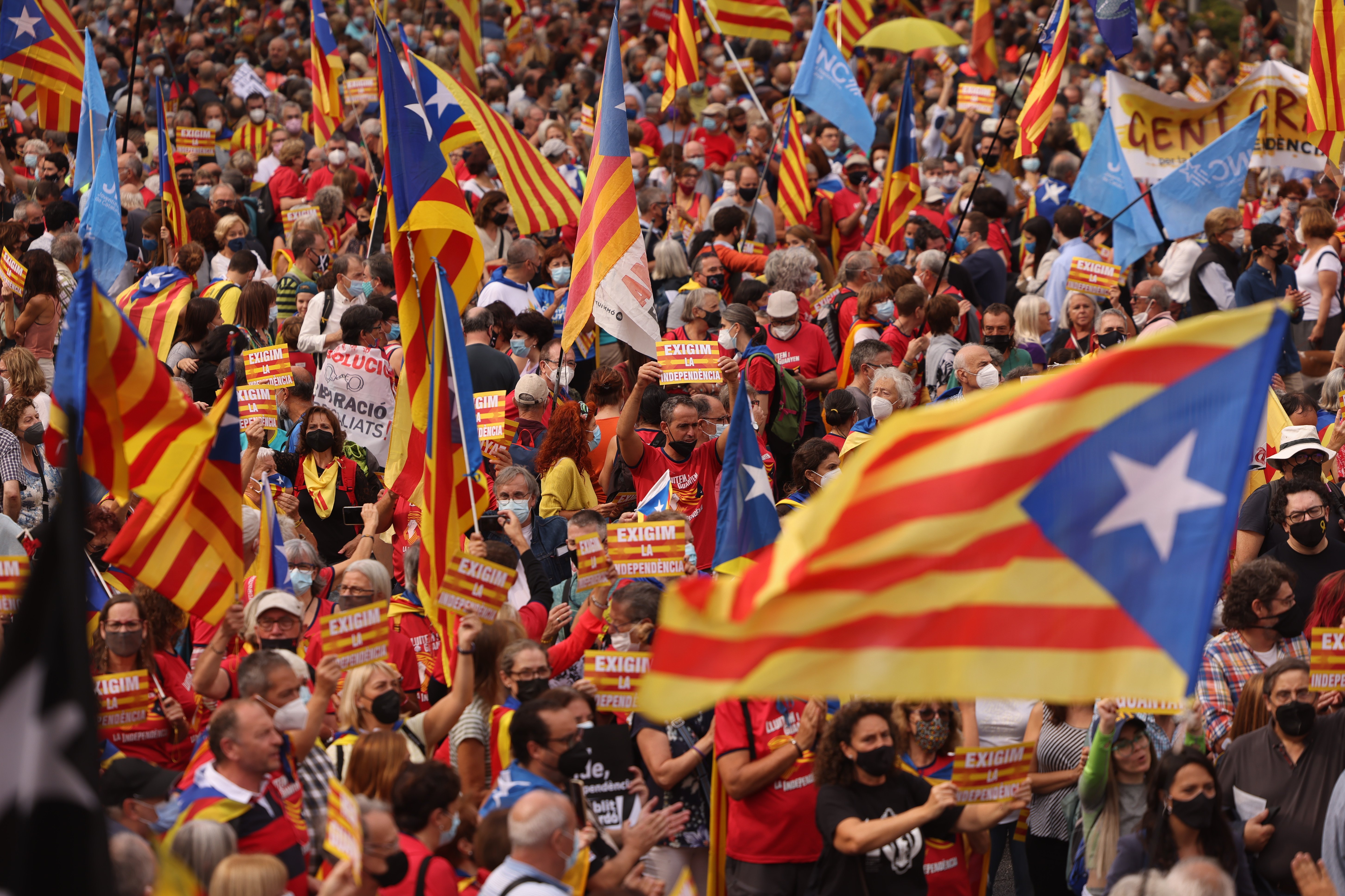 L'independentisme crida a la mobilització continuada en l'aniversari del 3-O