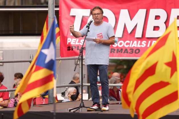 discursos manifestación plataforma 3 octubre 2021 Sergi Alcàzar