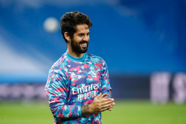 Isco Reial Madrid escalfament Europa Press