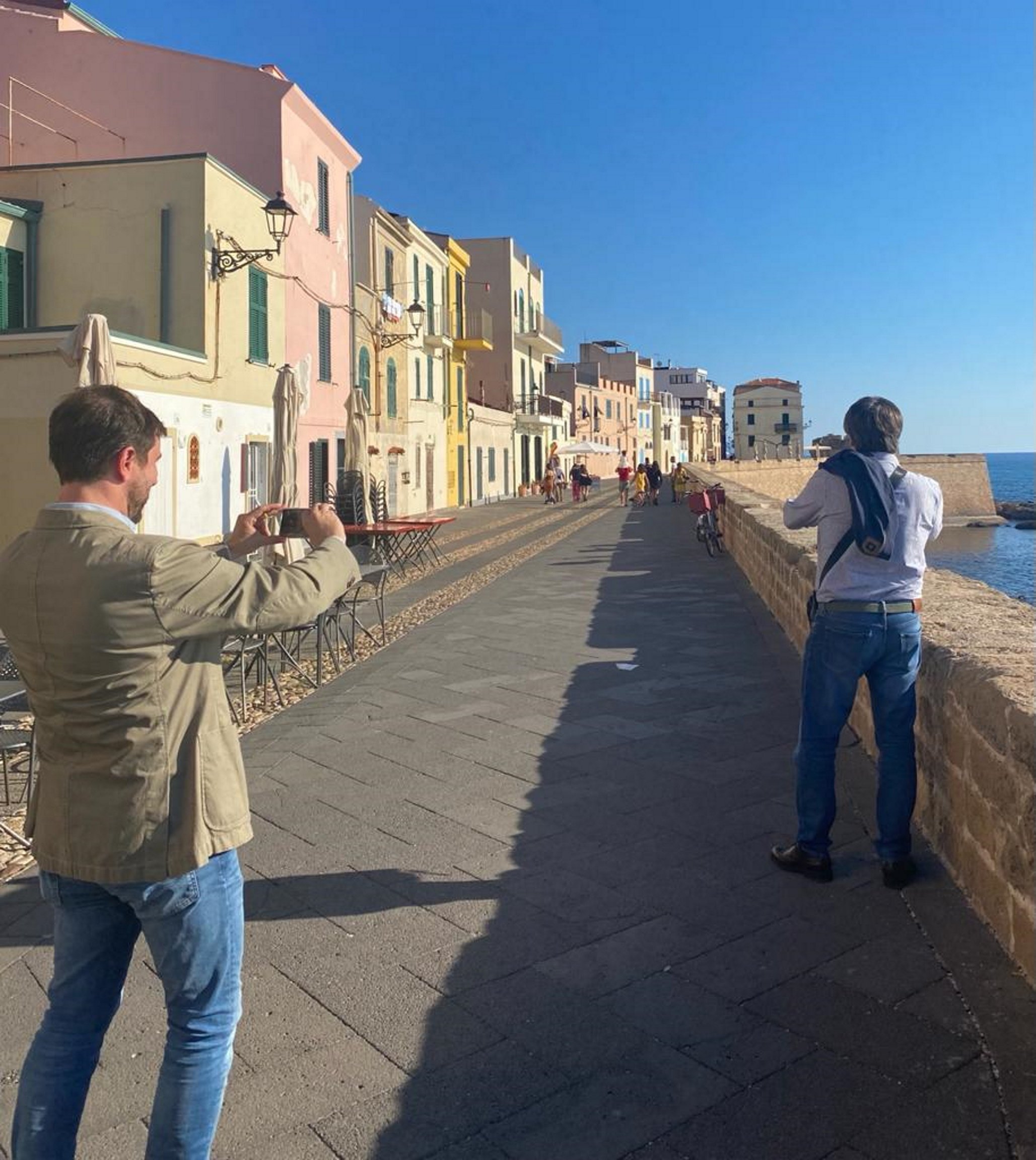 Toni Comín en La Alguer Vista Carles Puigdemont / E.N.