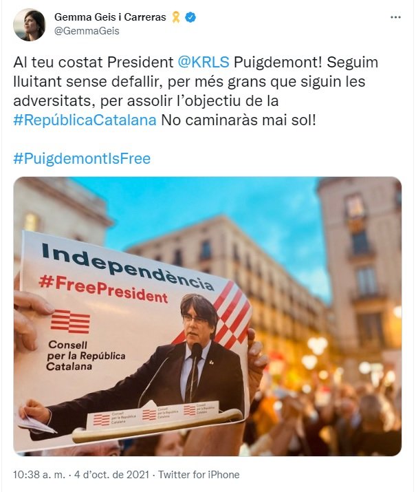tuit gemma geis puigdemont