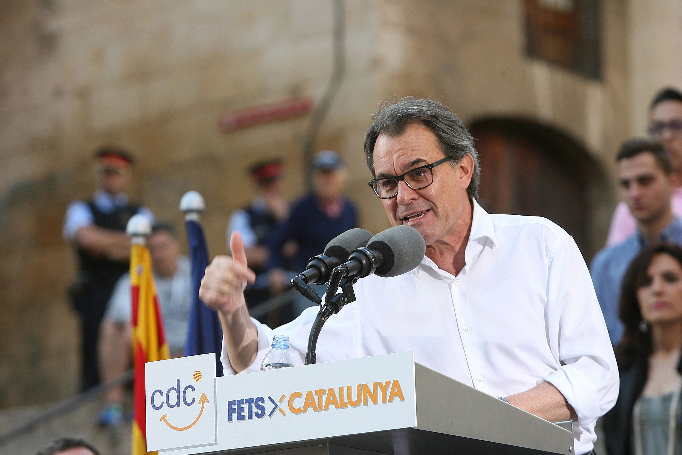 Mas replica a Podemos situando a CDC como el partido del “cambio con mentalidad catalana”
