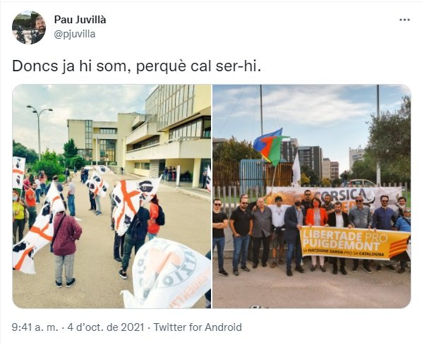 tuit pau juvilla puigdemont