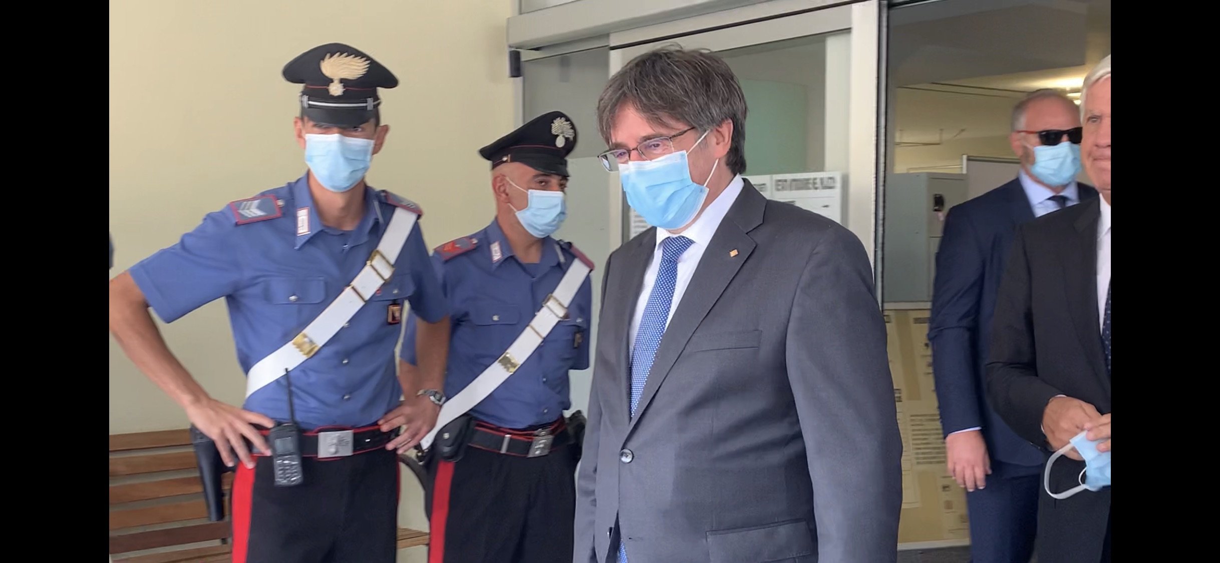 Puigdemont freed as Sardinian court suspends European arrest warrant procedure