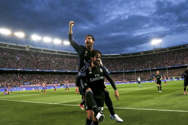 Real Madrid Celebración Vicente Calderón Atlético de Madrid Efe