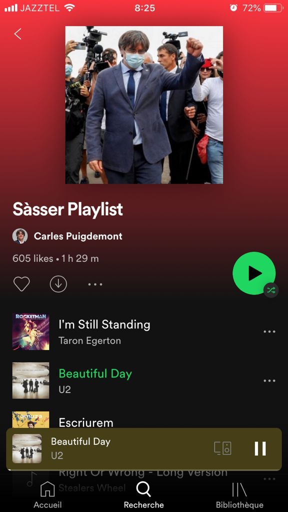 lista canciones puigdemont sasser spotify playlist 