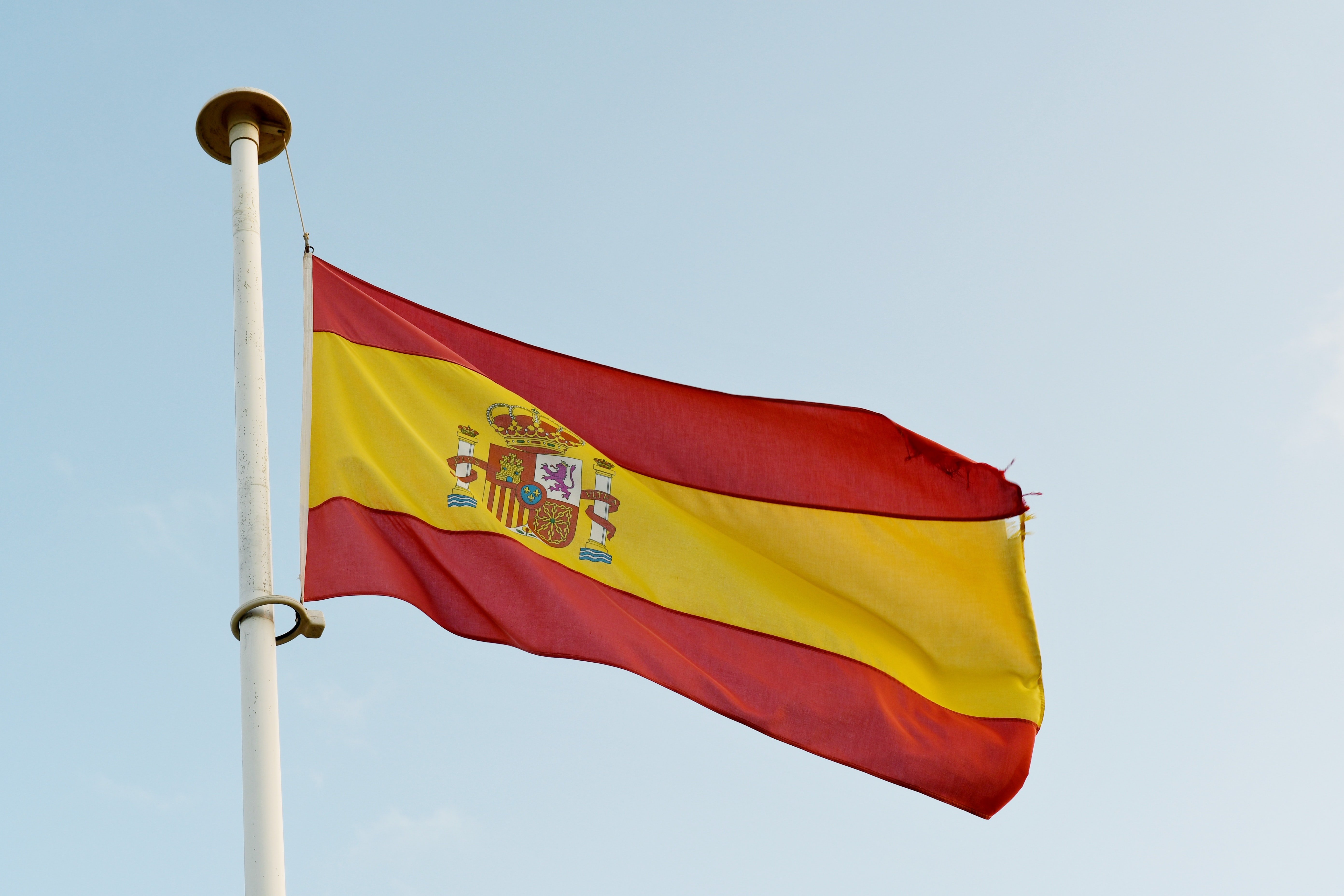 Detenido un joven en Murcia por quemar una bandera española