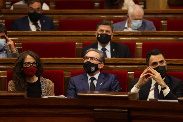 Jaume Giró, Roger Torrent, sesion de control al parlament - Sergi Alcàzar Jaume Giró, Roger Torrent, sesion de control al parlament - Sergi Alcàzar