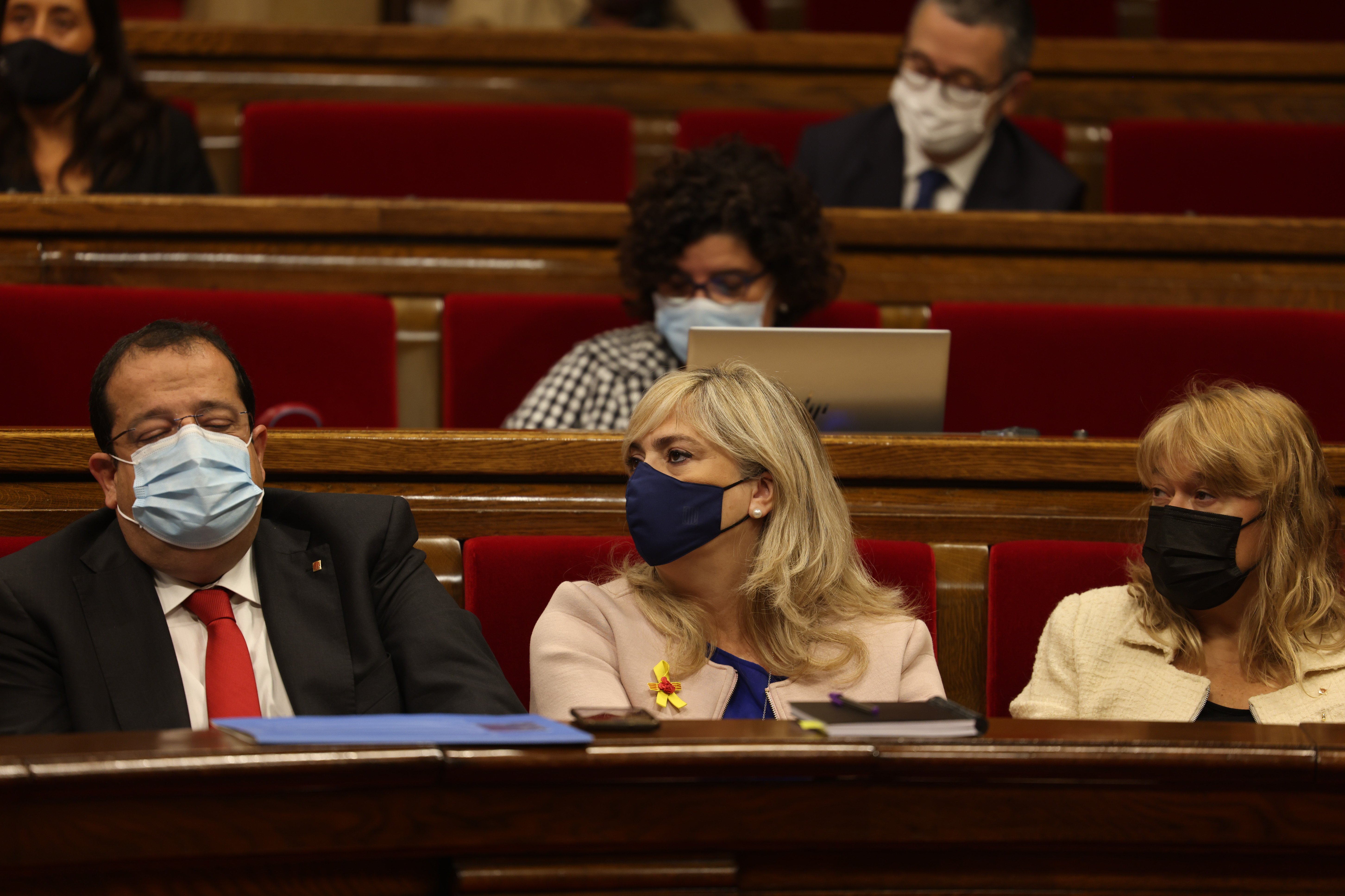 Ignaci elena, Natalia Garriga, Violant Cervera, Consellera drets socials,  sesion de control al parlament - Sergi Alcàzar