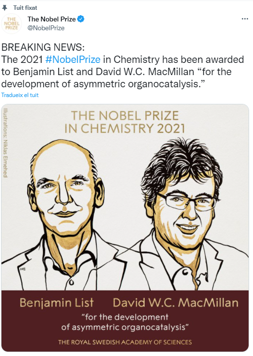 the nobel prize quimica