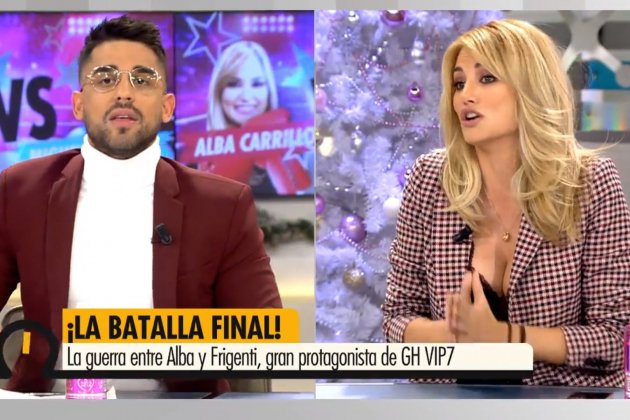 Alba Carrillo contra Miguel Frigenti en 'Ya es mediodía' Telecinco