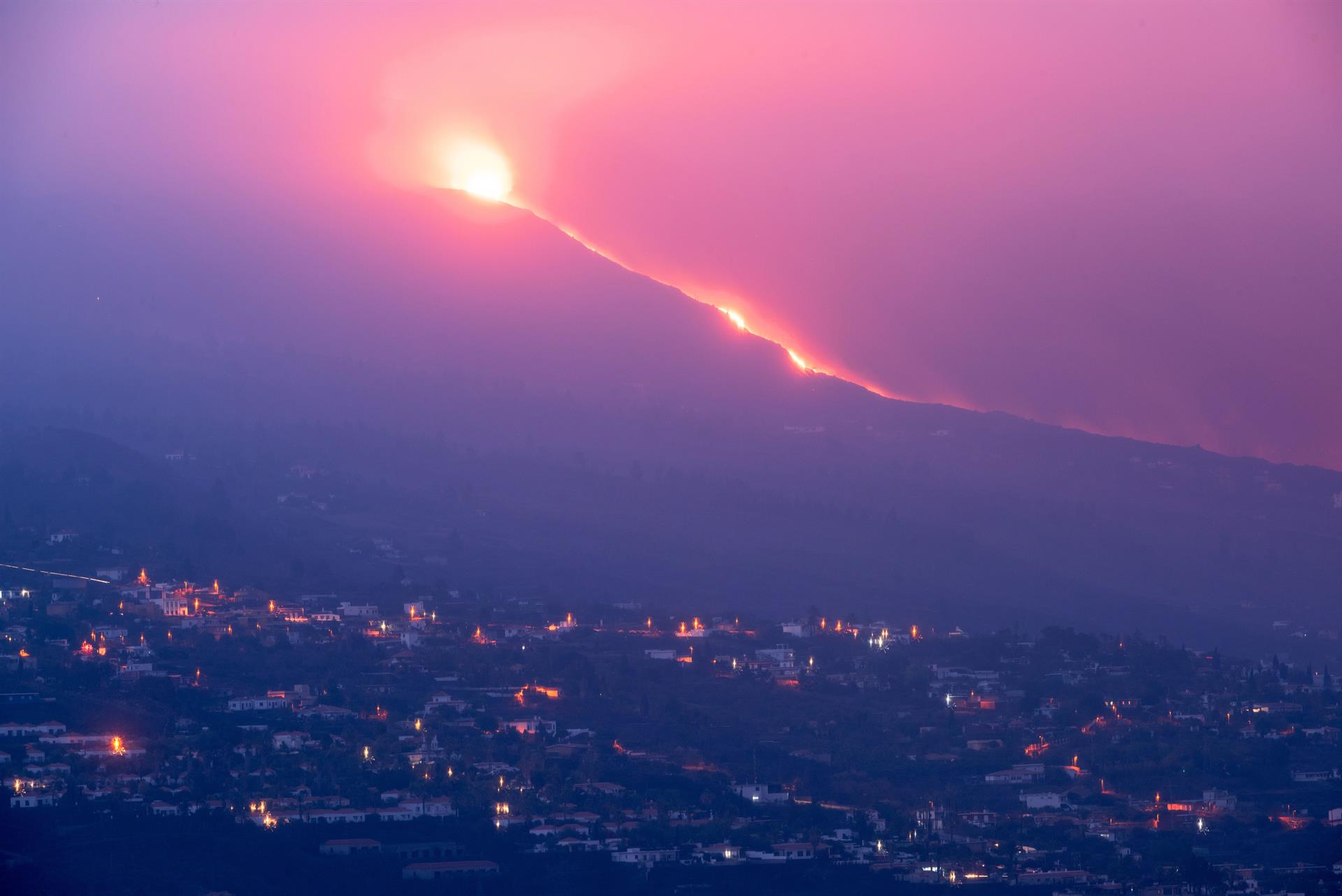 octavo día erupcion la palma cumbre vieja / EFE