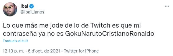 TUIT Ibai Llanos Hack Twitch