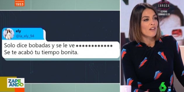 lorena castell insulto zapeando