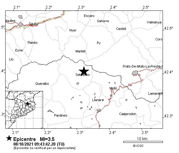 EuropaPress 3990805 imagen zona donde habido sismo