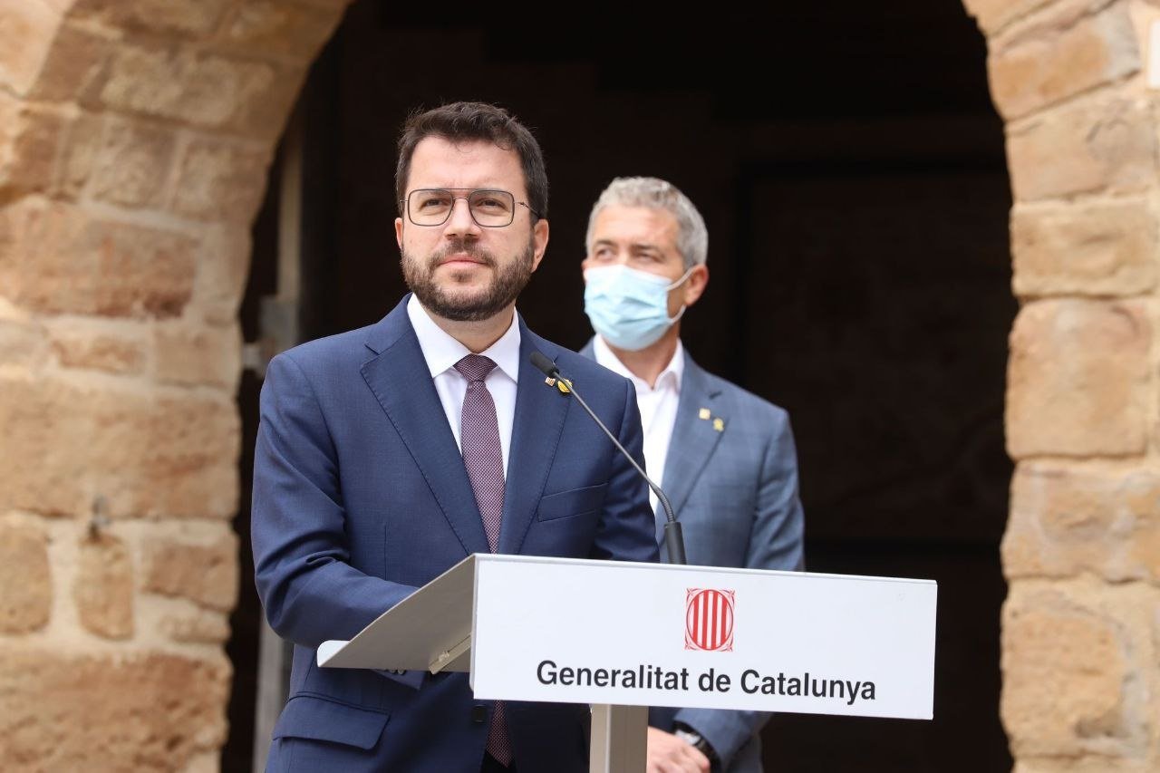 EuropaPress 3991656 president generalitat pere aragones conseller educacion josep