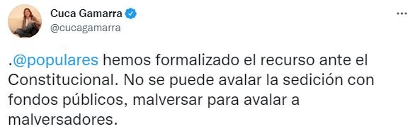 TUIT Cuca Gamarra recurso avalas Tribunal Cuentas ICF TC