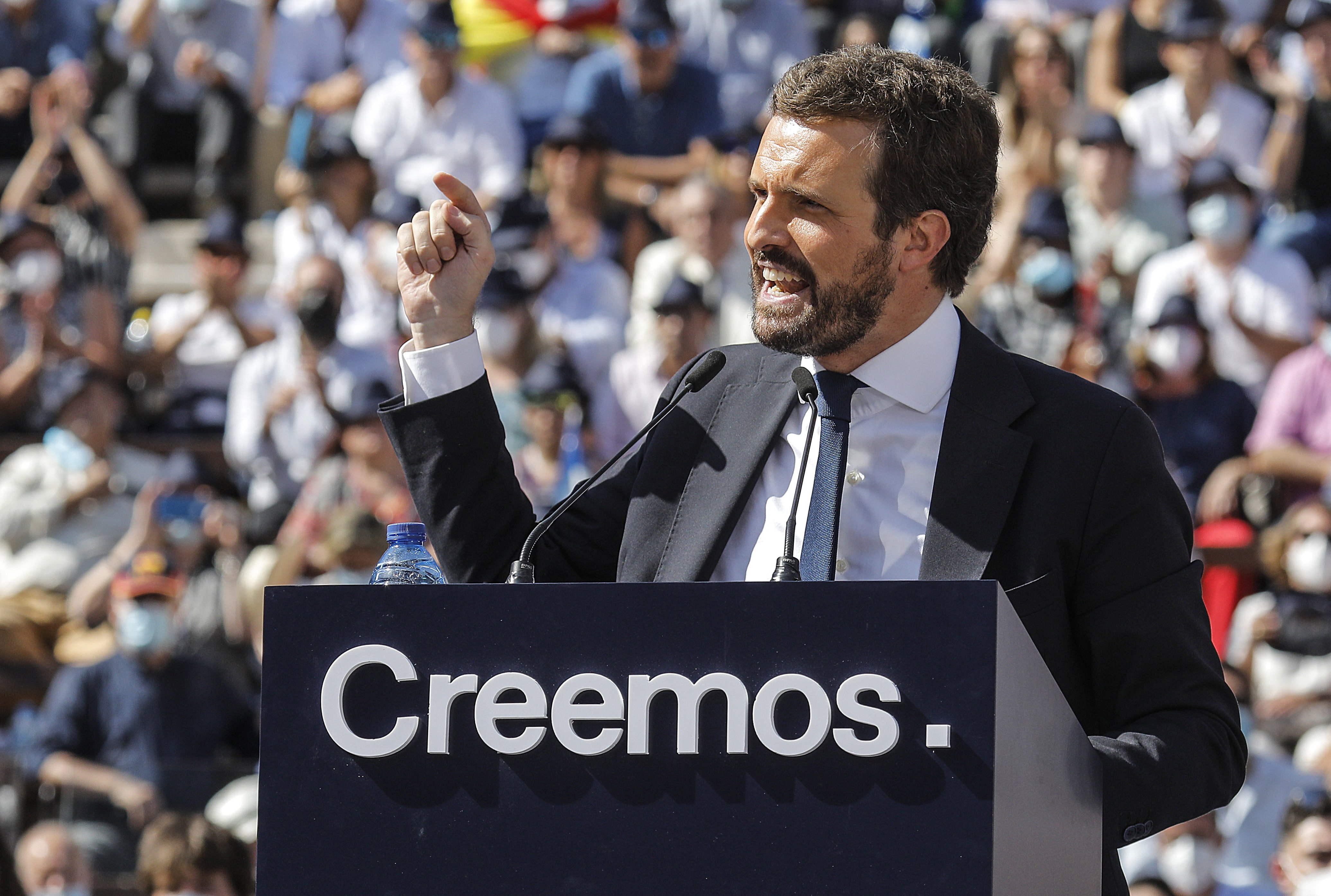 Casado reclama una ofensiva en la UE en defensa de la ley española por Puigdemont