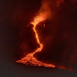 Colada lava volcan Cumbre Vieja La Palma Europa Press