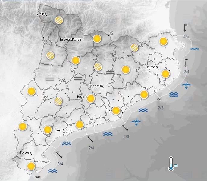mapa predicción meteorológica 12 octubre 2021