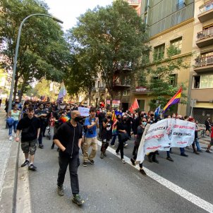 manifestacion antifascista barcelona 12 octubre Guillem Ramos