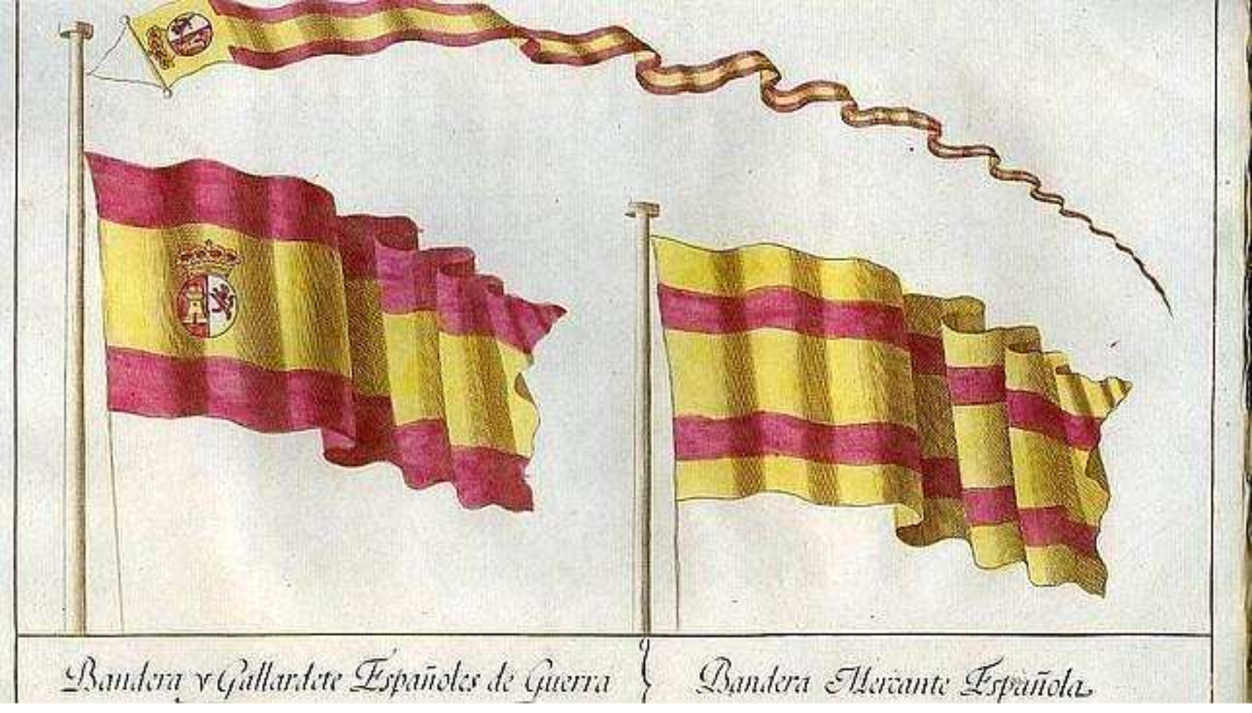 Isabel II instaura la rojigualda como bandera española