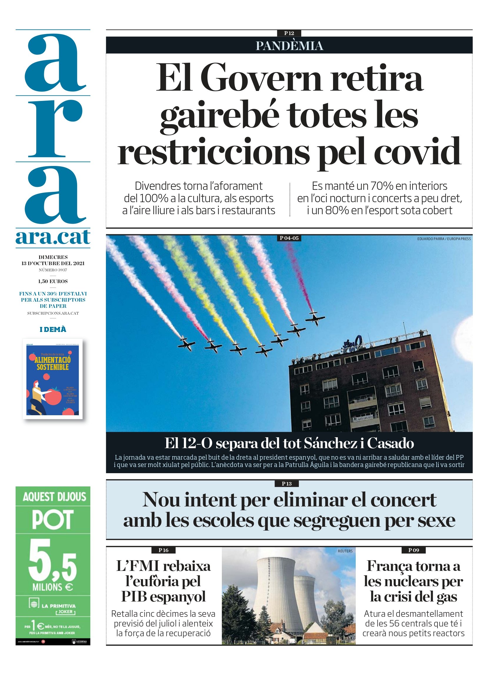 ARA 13 octubre ARA 13 octubre