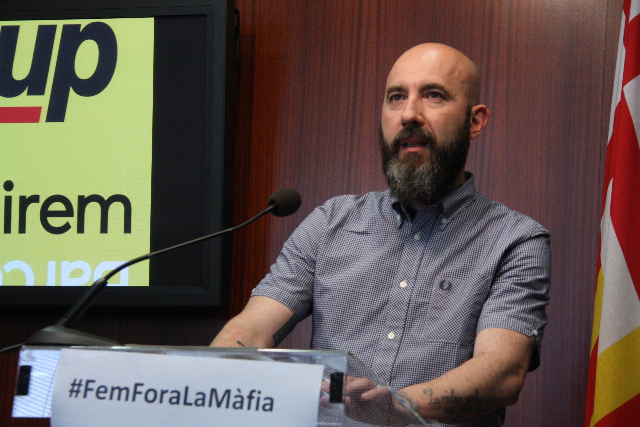 Josep Garganté (CUP) deixa de ser regidor de l'Ajuntament de Barcelona