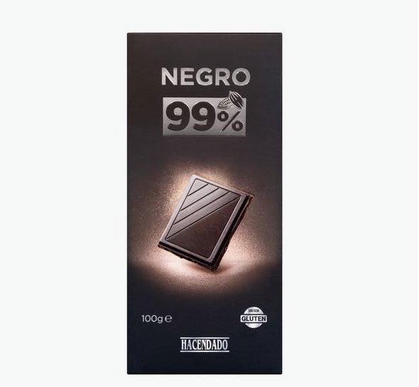 Xocolata 99% de cacau de Hacendado1