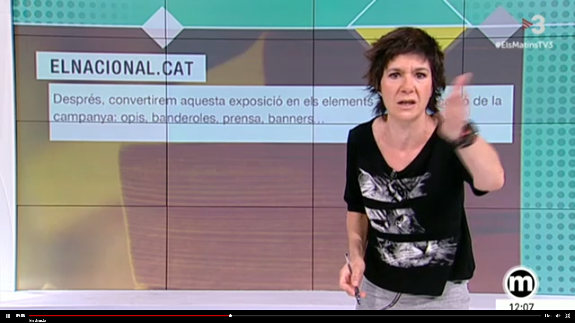 La ironia d'Empar Moliner amb Albiol