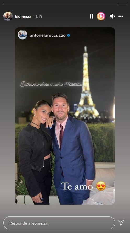 antonela messi torre eiffel