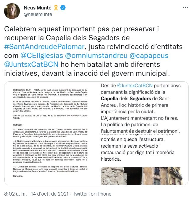 tuit jxcat fcapella segadores