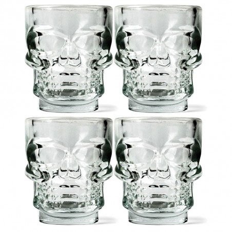 Vasos de didalet amb forma de calavera de Carrefour2