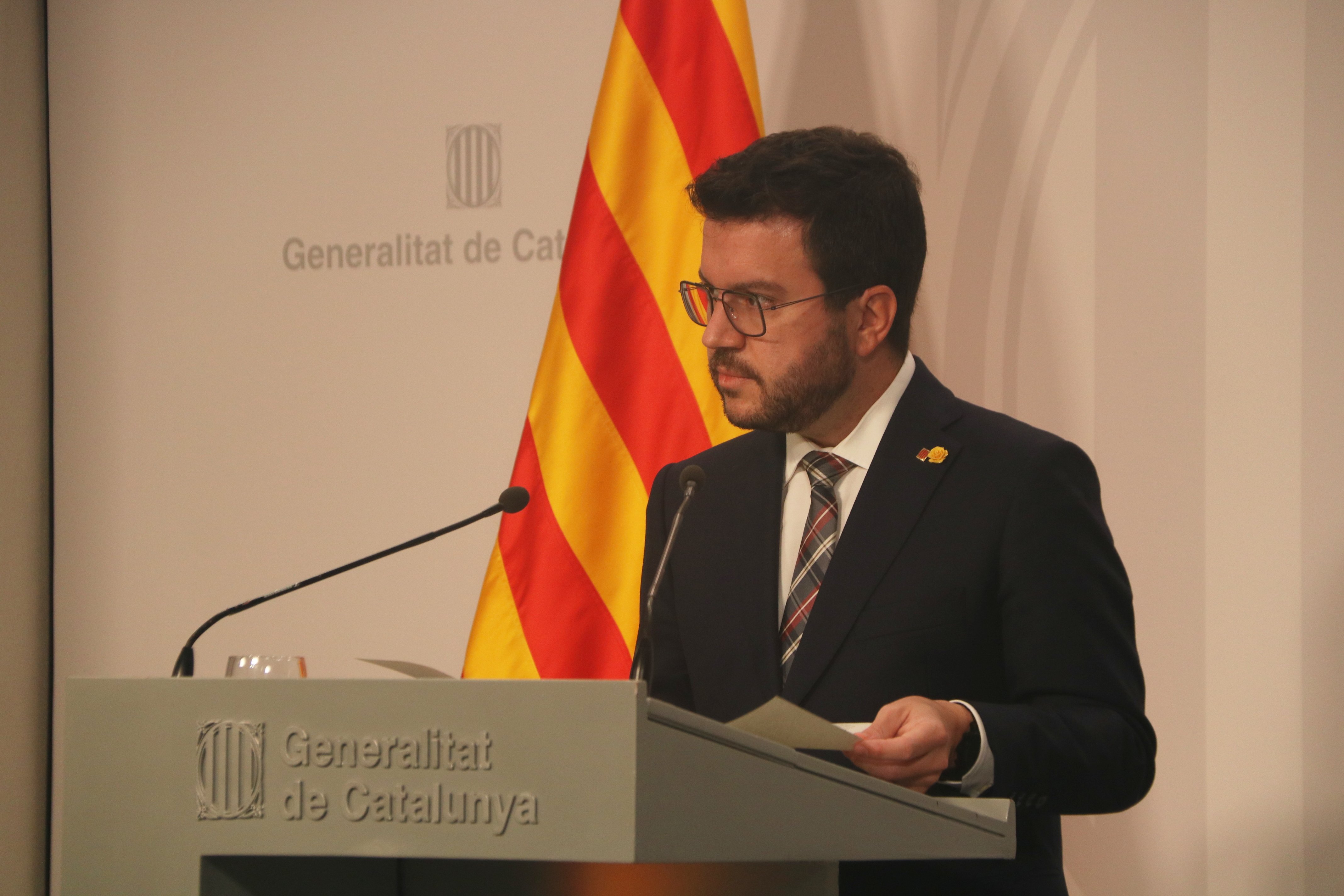 Aragonès: "El Tribunal de Comptes, capturat pel PP, continua la venjança" Aragonès: "El Tribunal de Comptes, capturat pel PP, continua la venjança"