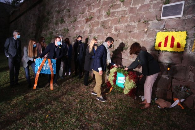 Junts lluis companys montjuic homenaje Montse Giralt