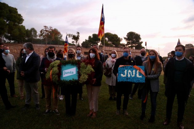 Junts lluis companys montjuic homenaje Montse Giralt