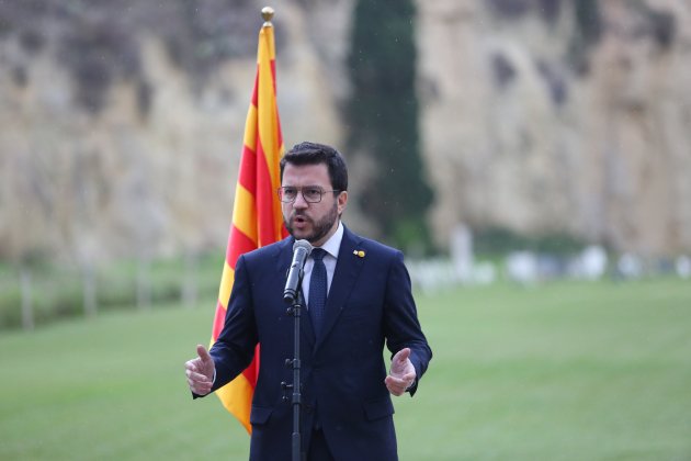 pere aragones homeanje lluis companys fossar pedrera Montse Giralt