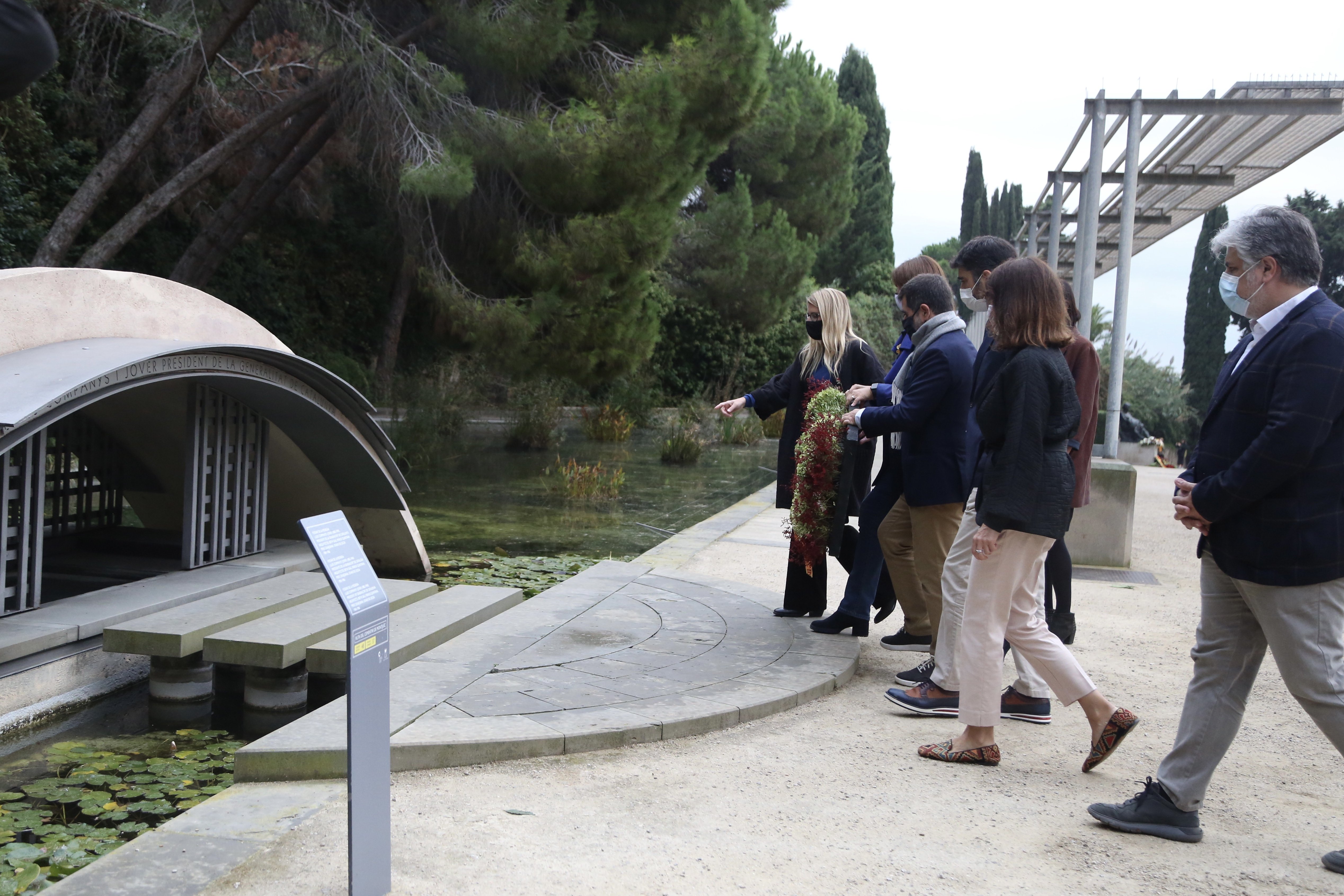 ofrenda junts lluis companys / montse giralt 