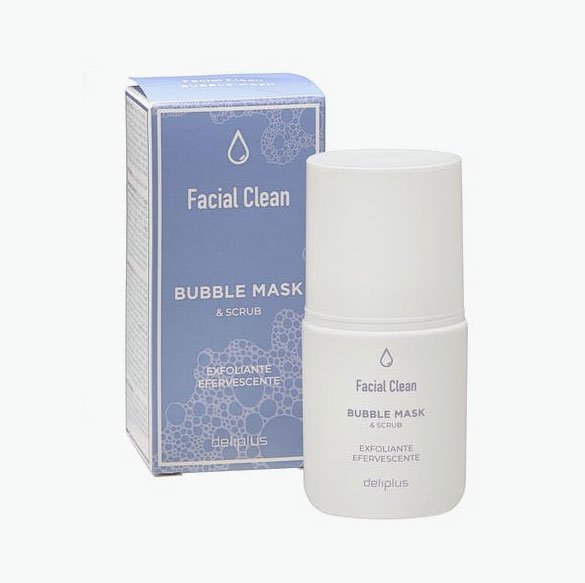 Mascarilla facial Bubble Mask & Scrub Facial Clean Deliplus1