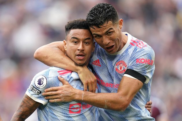 Jesse Lingard Cristiano Ronaldo Manchester United EuropaPress