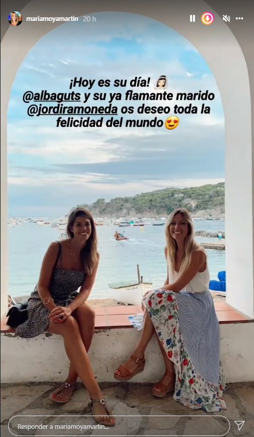 María Moya sobre boda Alba Gutiérrez @mariamoyamartin