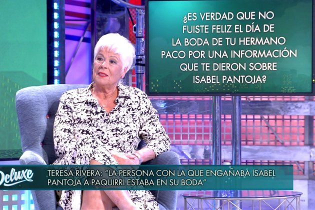 Teresa Rivera infidelidad Isabel Pantoja mujer familiar Telecinco
