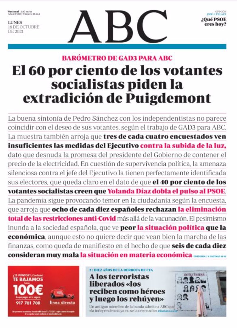 ABC 18 octubre ABC 18 octubre