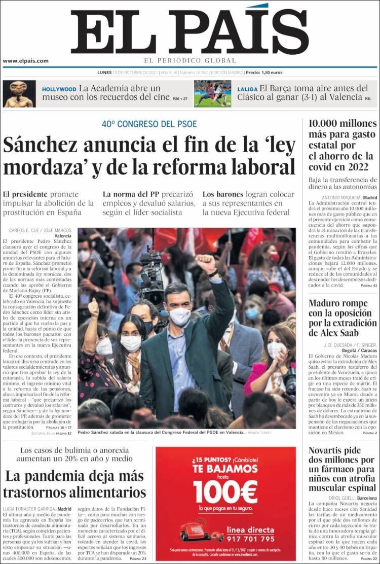 PAIS 18 octubre PAIS 18 octubre