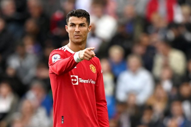 Cristiano Ronaldo senala Manchester United EFE