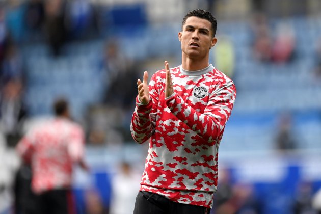 Cristiano Ronaldo escalfament aplaudiment Manchester United EFE